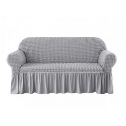 Husa gri deschis pentru canapea cu 3 locuri- huscnp007