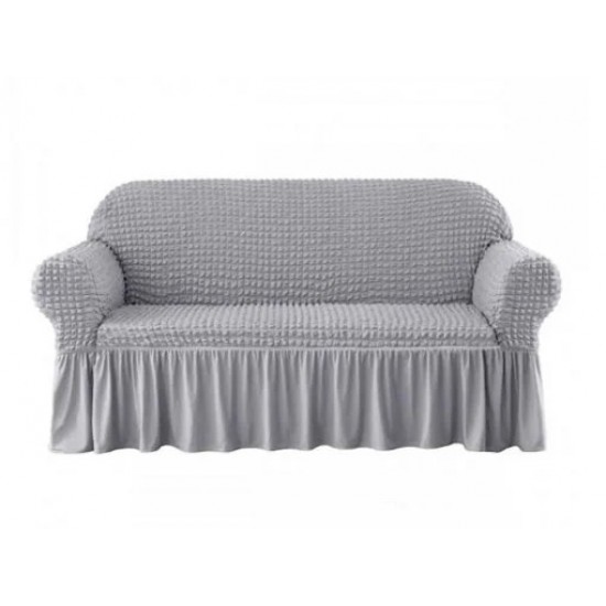 Husa gri deschis pentru canapea cu 3 locuri- huscnp007 CAMERA/LIVING ROOM