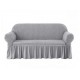 Husa gri deschis pentru canapea cu 3 locuri- huscnp007 CAMERA/LIVING ROOM