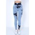 Colanti Fitness Modelatori cu Talie Inalta Bleu -cl969