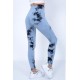 Colanti Fitness Modelatori cu Talie Inalta Bleu -cl969 Lichidare de stoc