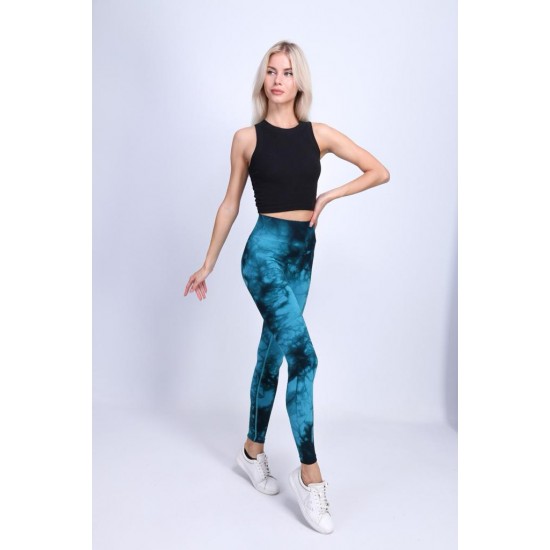 Colanti Fitness Modelatori cu Talie Inalta Albastrii -cl973 Lichidare de stoc