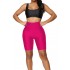 Colanti Scurti Luciosi Lycra Roz -cl991
