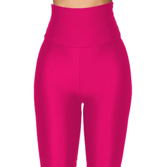 Colanti Scurti Luciosi Lycra Roz -cl991 Lichidare de stoc