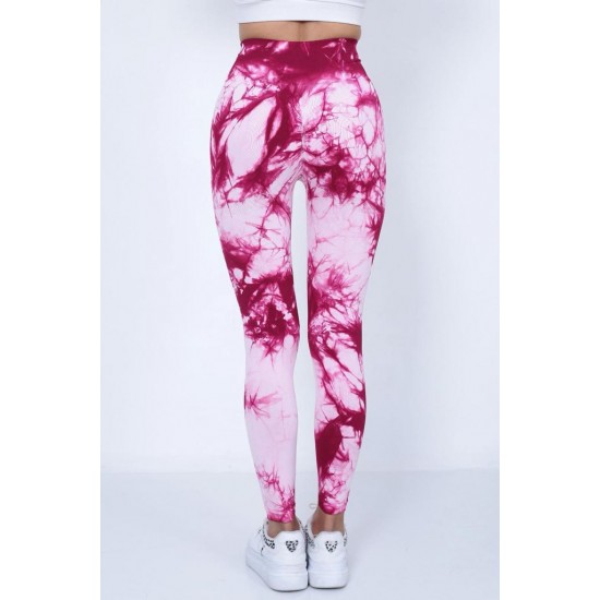 Colanti Fitness Modelatori cu Talie Inalta Roz - cl968 Lichidare de stoc