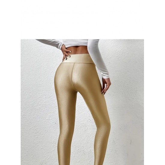 Colanti Luciosi Lycra Nude- cl125 Lichidare de stoc