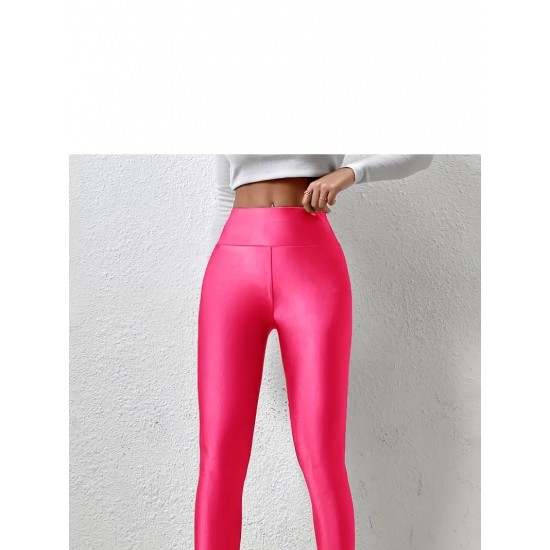 Colanti Luciosi  Lycra Roz- cl123 Lichidare de stoc