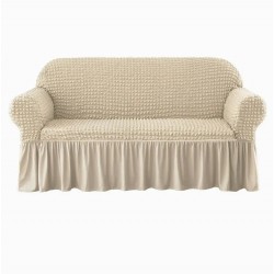 Husa alba pentru canapea cu 3 locuri- huscnp004