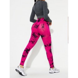 Colanti Fitness Modelatori cu Talie Inalta Roz- cl801