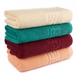 Set 2 Prosoape Hoteliere Bumbac 70x130 cm Model Grecesc 2-prsg114