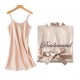 Set Halat si Camasa de Noapte Sexy din Satin pentru Mirese- hl123 Lichidare de stoc