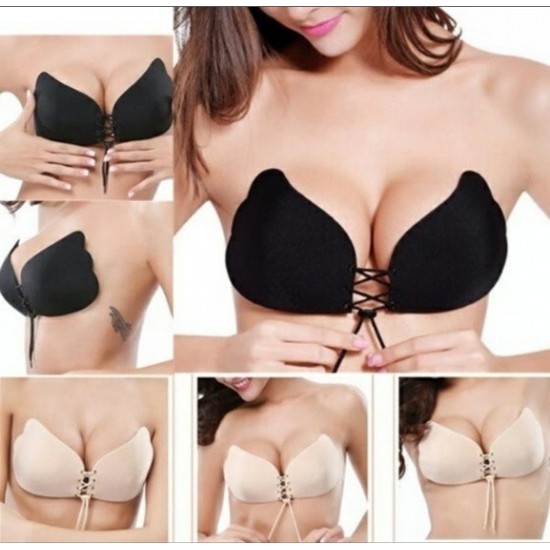 Set: Chilot tanga talie inalta + Sutien push up cu snur