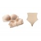 Sutien push up cu snur + chilot tanga modelator