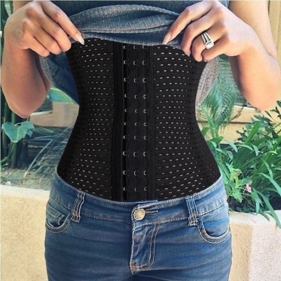 Set: Centura reglabila neopren de la S la XL + Centura modelatoare tip corset