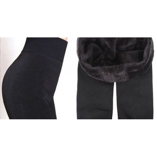 Colanti imblaniti (fibre bambus) cu talie inalta