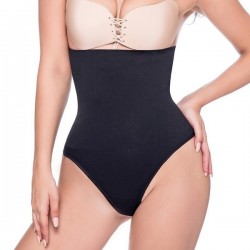 Set: Chilot tanga talie inalta + Sutien push up cu snur