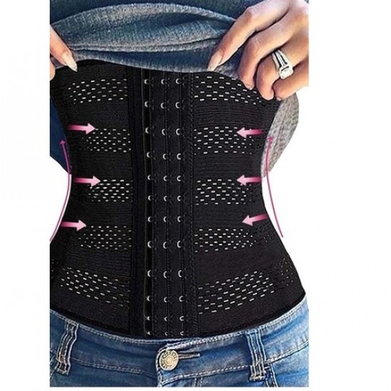 Set: Centura reglabila neopren de la S la XL + Centura modelatoare tip corset