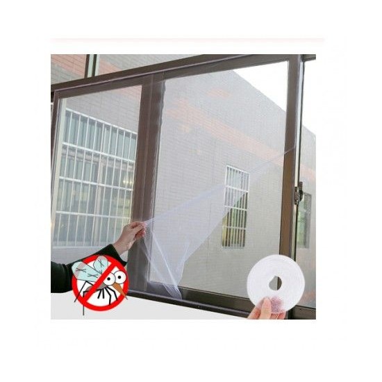 SET: Plasa cu inchidere magnetica pentru usa + 2 x Plasa anti insecte, pentru fereastra BUCATARIE