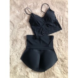 Set: Bustiera din microfibra + chilot push-up