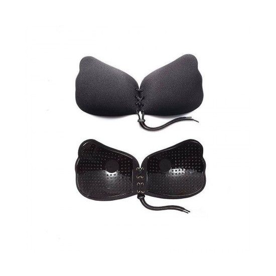 SET: Sutien push-up cu snur + Sutien invizibil din silicon si efect de push up - cu bretele