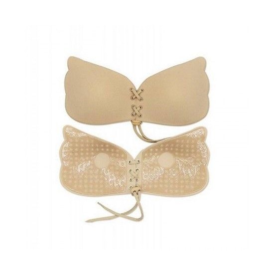 SET: Sutien push-up cu snur + Sutien invizibil din silicon si efect de push up - cu bretele