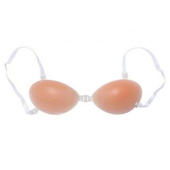 SET: Sutien push-up cu snur + Sutien invizibil din silicon si efect de push up - cu bretele