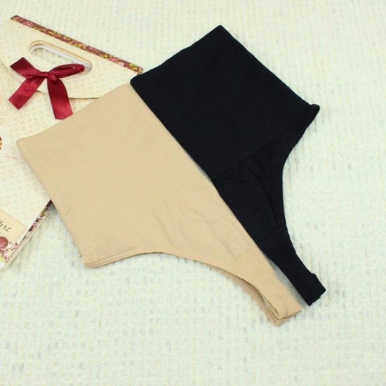 Set: Chilot modelator tanga cu talie inalta + Sutien balconette - fara bretele