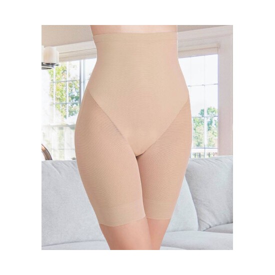 Pantalon modelator, cu banda silicon antialunecare si talie inalta LENJERIE MODELATOARE