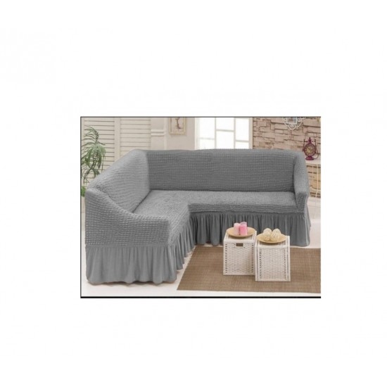 Husă Elegantă Colțar Gri Deschis- colt002 CAMERA/LIVING ROOM