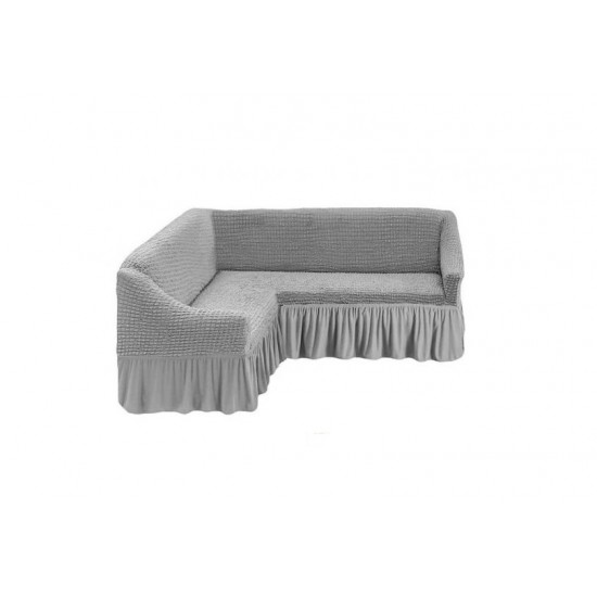 Husă Elegantă Colțar Gri Deschis- colt002 CAMERA/LIVING ROOM