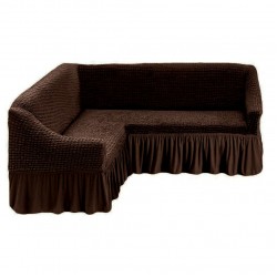 Husă Elegantă Colțar Maro- colt003