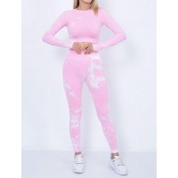 Compleu Fitness Modelator Roz Cu Alb- comp130