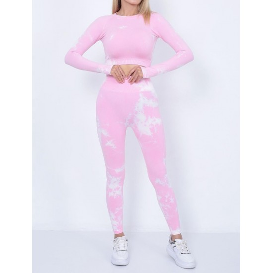 Compleu Fitness Modelator Roz Cu Alb- comp130 Lichidare de stoc