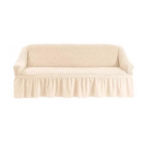 Husa alba pentru canapea cu 3 locuri- huscnp004 CAMERA/LIVING ROOM